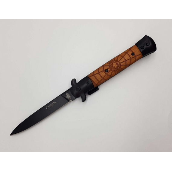 Нож складной хозяйственно-бытовой "Сумрак", черный