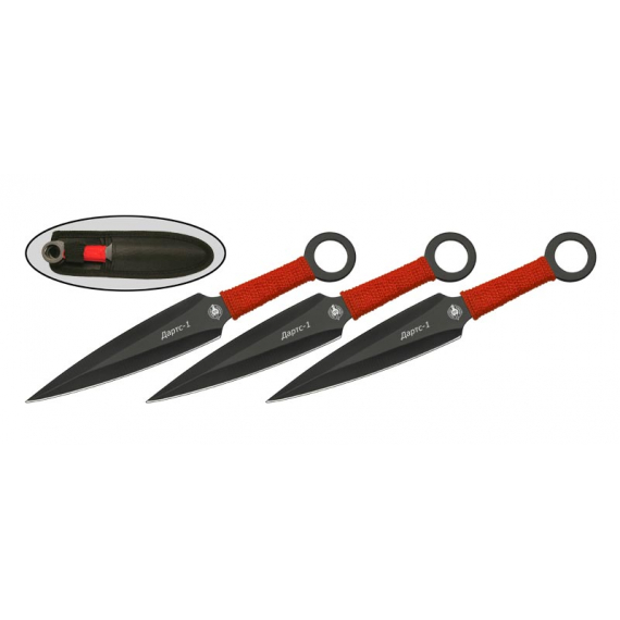 Набор из 3 метательных ножей "Дартс-1"